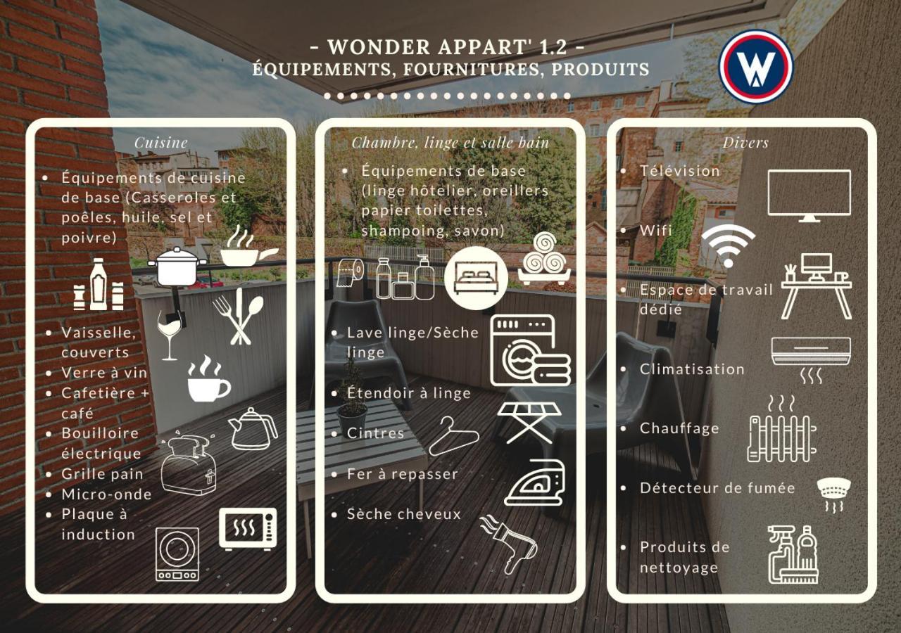 Wonder Appart' 1.2 - Coeur de ville - Toulouse Extérieur photo